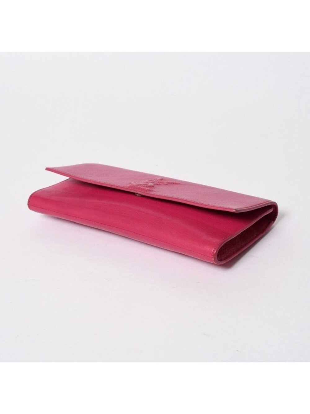 Saint Laurent Belle de Jour Clutch Fuchsia Pink Silver - Picture 10 of 16